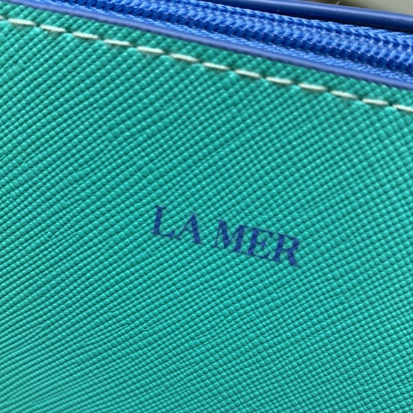 La Mer Zippered cosmetic bag NWOT - Picture 3 of 11
